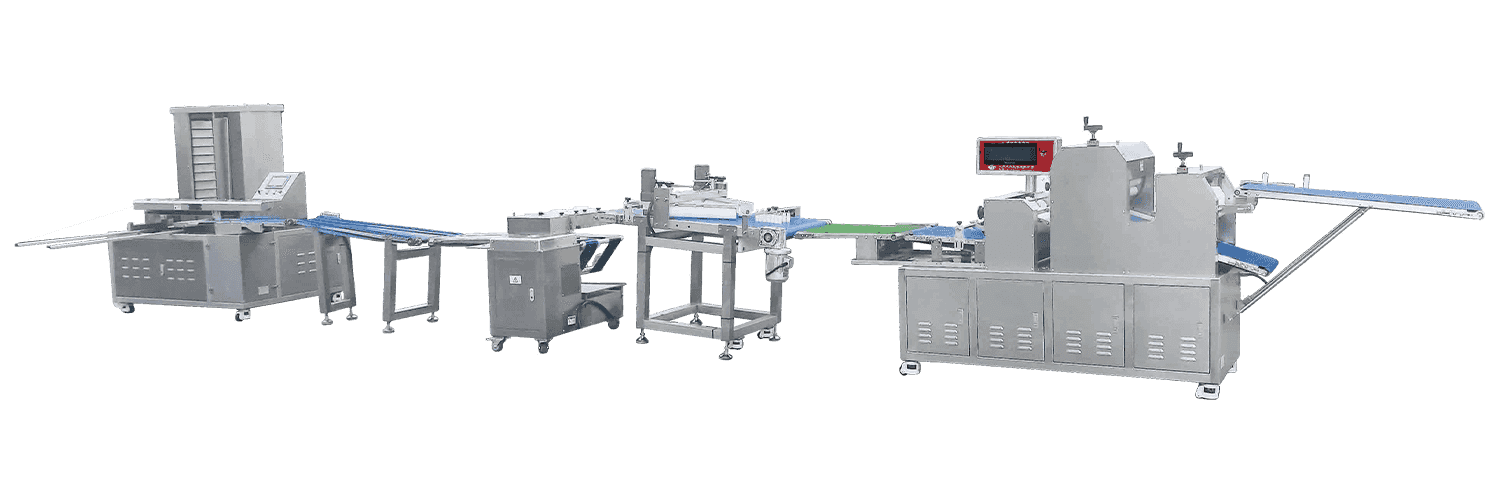 자동 이중 찐 박제 빵 생산 라인